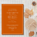 Search for orange and white wedding invitations Calligraphy