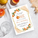 Search for little cutie 1st birthday invitations Modern