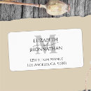 Search for elegant return address labels weddings Initials