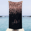 Recherche de gold beach towels Monogramme