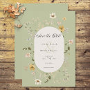Recherche de sage green save the dates Floral