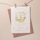 Search for spring bunny baby shower invitations Watercolor floral