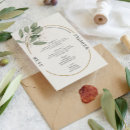 Recherche de menu élégant invitations Minimaliste