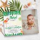 Search for 2nd flamingo birthday invitations Luau