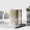 Search for gold sparkles mugs Golden