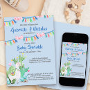 Search for alpaca baby shower invitations Cactus