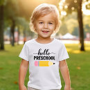 Search for first day of preschool tshirts Pencil