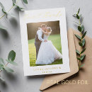 Search for real foil wedding thank you cards Script