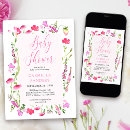 Search for flower inv invitations Mother to be