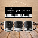Search for pianos mugs Black white