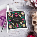 Search for day of dead napkins Dia de los muertos
