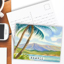 Search for state tree postcards Hawaii