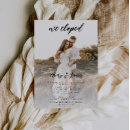 Recherche de eloped wedding invitations Calligraphie