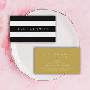 Recherche de rayures chics cartes visite Pour tous