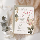 Recherche de botanical baby shower invitations Vert sauge