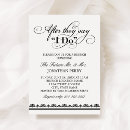 Search for black and white brunch invitations Calligraphy script