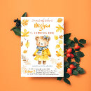 Search for fall leaves birthday invitations Watercolor