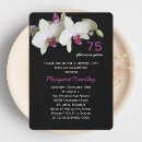 Search for 75 years old invitations Flowers