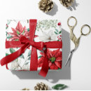 Search for holly berry wrapping paper Poinsettia