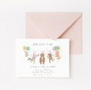 Search for wild life invitations bear