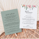 Search for itinerary for guests wedding programs For her