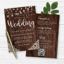 Search for wood and lace wedding invitations Farmhouse