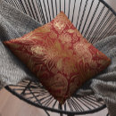 Search for red gold pillows Pattern