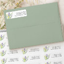 Search for spring garden blooms return address labels Bride