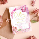 Search for pink hydrangea invitations Floral