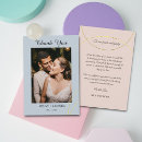 Search for thank you wedding enclosure cards Modern