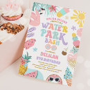 Search for water park party invitations Summer pool party