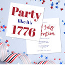 Search for flags square invitations Blue