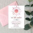 Search for sunshine birthday invitations Our little sunshine