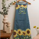 Search for yellow sunflowers aprons Elegant