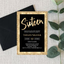 Search for sixteen invitations Gold