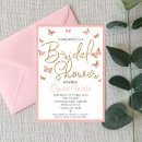 Search for gold and pink butterfly invitations Cute