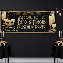 Recherche de halloween party banners Noir et or