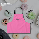 Search for hot pink and black aprons Girly
