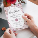 Search for foliage baby shower invitations Botanical