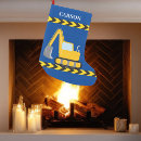 Search for construction christmas stockings Truck