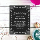 Search for formal baby shower invitations Floral