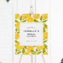 Search for lemon bridal shower welcome signs Modern