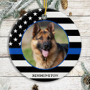Search for thin blue line ornaments Law enforcement