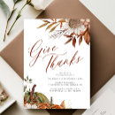Search for give thanks thanksgiving invitations Dinner