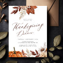 Search for stylish thanksgiving invitations Botanical