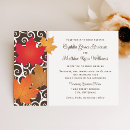 Search for maple leaf wedding invitations Elegant