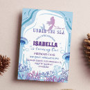 Search for mermaid 1st birthday invitations Kids