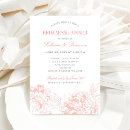 Search for coral rehearsal dinner invitations Elegant