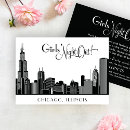 Search for chicago skyline invitations Vintage