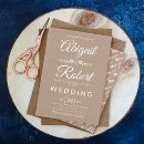 Search for kraft paper wedding invitations Calligraphy